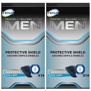 Protector Hombre TENA Extra Ligero X28. 2 cajas de 14 escudos. Vejiga débil. - Imagen 1 de 1