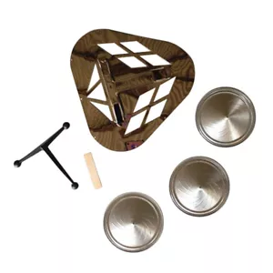 Set completo kit chitarra risonatore tricone stile troliano con piastra di copertura, cover, cono - Foto 1 di 6