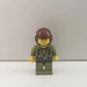Lego - Dino Attack - Held, Hubschrauberpilot - Original Minifigur - Bild 1 von 2