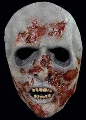 Prison Walker Face Mask Walking Dead Zombie Dress Up Halloween Costume Accessory - Image 1 of 2