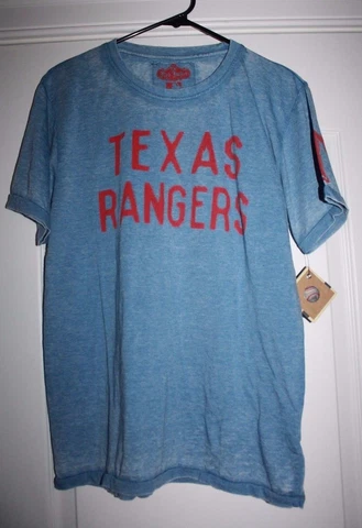 Texas Rangers T Shirt Genuine Baseball Merchandise By Red Jacket Small - 2XL Cover
