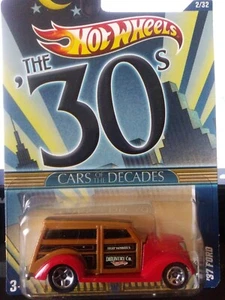 Hot Wheels CARS Of The Decades '37 FORD. Mint Card - Picture 1 of 1