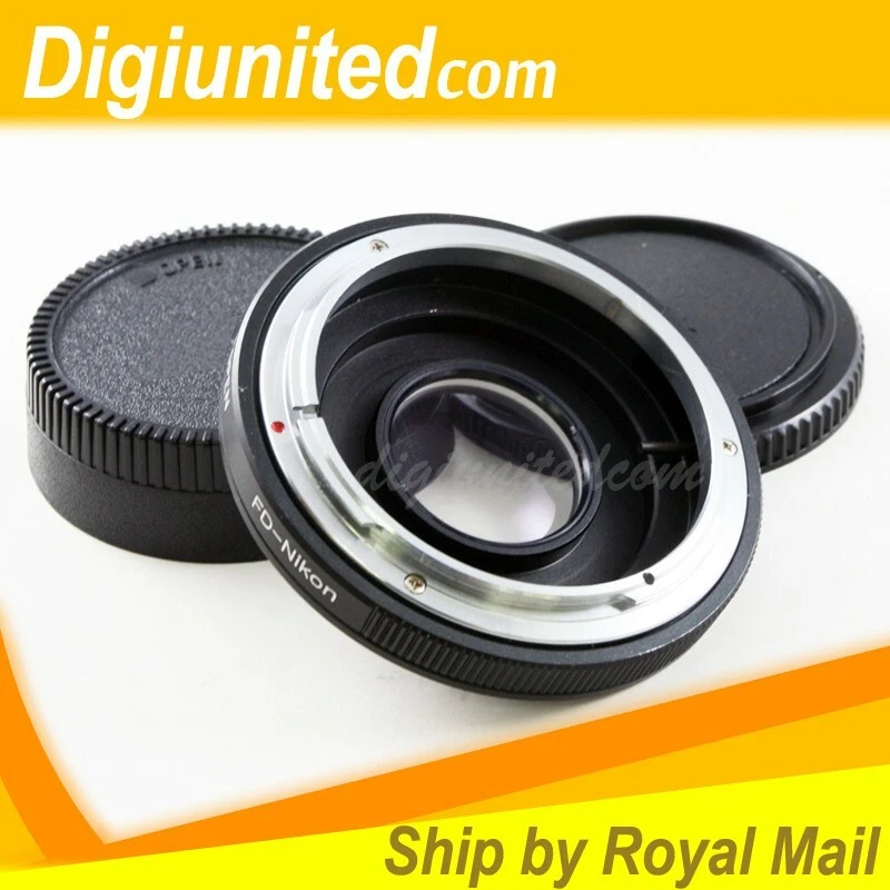 Canon FD mount lens to Nikon F mount adapter DSLR Camera Focusing infinity D850 - Image 1 of 1