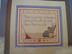 No Dust In Heaven Spirits Will Not Dwell OOP Magazine Cross Stitch PATTERN (Y) - Picture 1 of 1