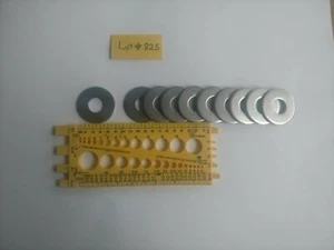20mm Thick Flat Washer - Stainless Steel - Pkg. Qty: 10 - Lot# 825 - Picture 1 of 1