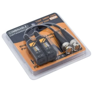 Terminal de tornillo Balun de video HD de 5 MP 8 MP CCTV CAT6 a conector BNC para CVI TVI AHD - Imagen 1 de 4