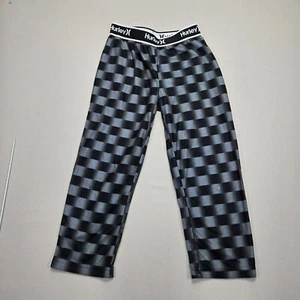 Hurley Kids Checkered Lounge Pants Elastic Waistband Comfy Size 5/6 - Picture 1 of 6