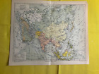 1890S - Asia - Vintage Map Original 11.5 X 9.5"- C11-2
