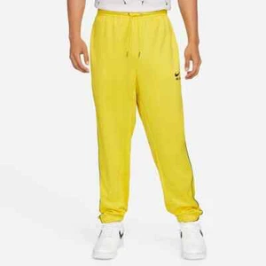 Nike Air Jogger Poly Knit Bottoms Yellow Strike Mens Running Pants DQ4218 765 - Picture 1 of 10