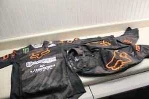 Malla todoterreno Casey Cochran Fox Racing 180 engranajes naranja camuflaje MX pequeña-28 1648 CC1 - Imagen 1 de 20