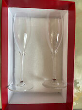 New Baccarat Champagne Glasses Set of 2 010782