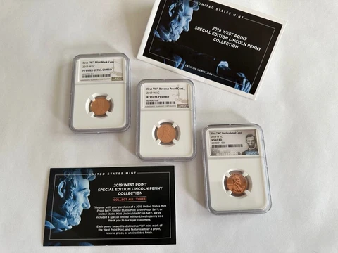 1cent 2019W  WEST POINT SPECIAL EDITION LINCOLN PENNY COLLECTION Cover