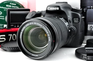 [Mint sc:8471 (8%) in Box] Canon EOS 70D 20.2MP DSLR 18-135mm from Japan #1688 - Picture 1 of 12