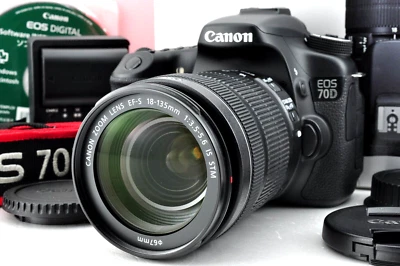 [Mint sc:8471 (8%) in Box] Canon EOS 70D 20.2MP DSLR 18-135mm from Japan #1688 - Image 1 of 4