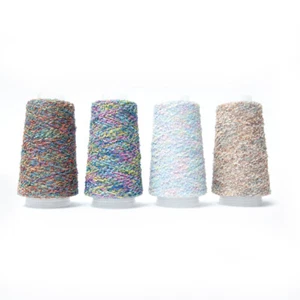 4X100G CONES STRONG MULTI COLOURED POLYESTER GIMP TYPE YARN F770 - Picture 1 of 1