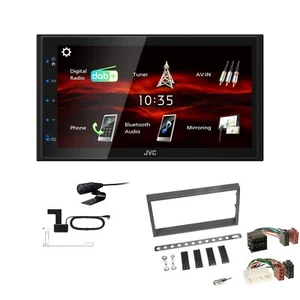 JVC KW-M180DBT 2DIN DAB+ Autoradio für Ssangyong Kyron ab 2005 Radiovorbereitung - Bild 1 von 5