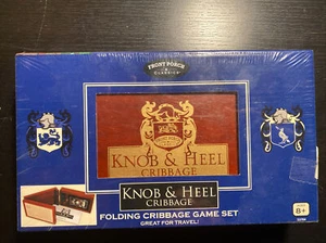 Compact Wood Knob & Heel Cribbage Board Set Handcrafted Front Porch Classics  - Picture 1 of 2