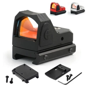 Tactical RMR Reflex Red Dot Sight Scope for Pistol Glock 17 19 with 20mm Mount - Picture 1 of 22