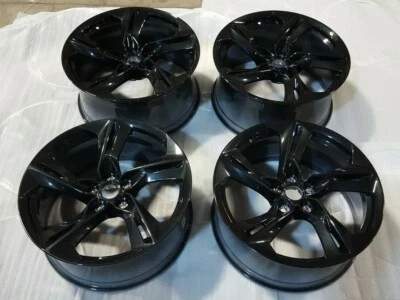 New Chevrolet Camaro RS BLACK Wheels Rims 20x8.5  SET OF 4          - Image 1 of 4
