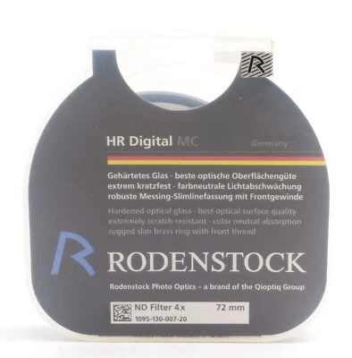 Rodenstock Neutral Density (ND) 2 fstop (x4) 72mm HR  MC Filter NEW OLD STOCK - Image 1 of 2