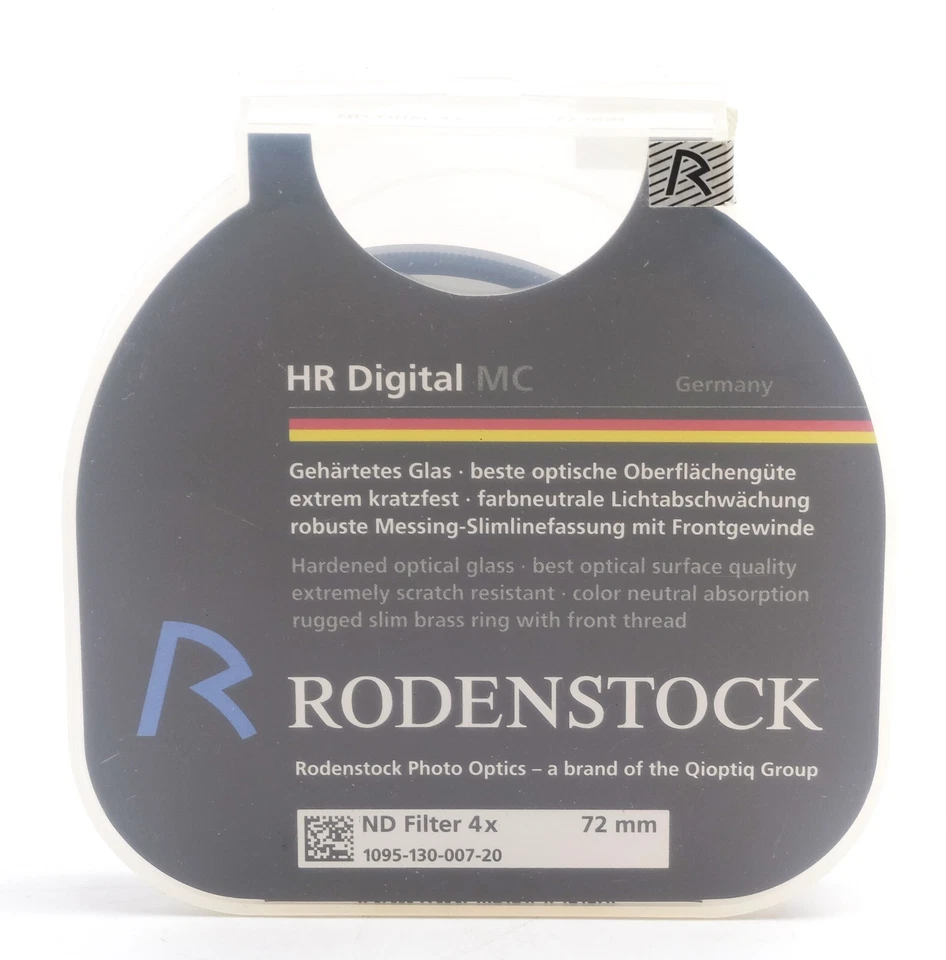 Rodenstock Neutral Density (ND) 2 fstop (x4) 72mm HR  MC Filter NEW OLD STOCK - Image 1 of 2