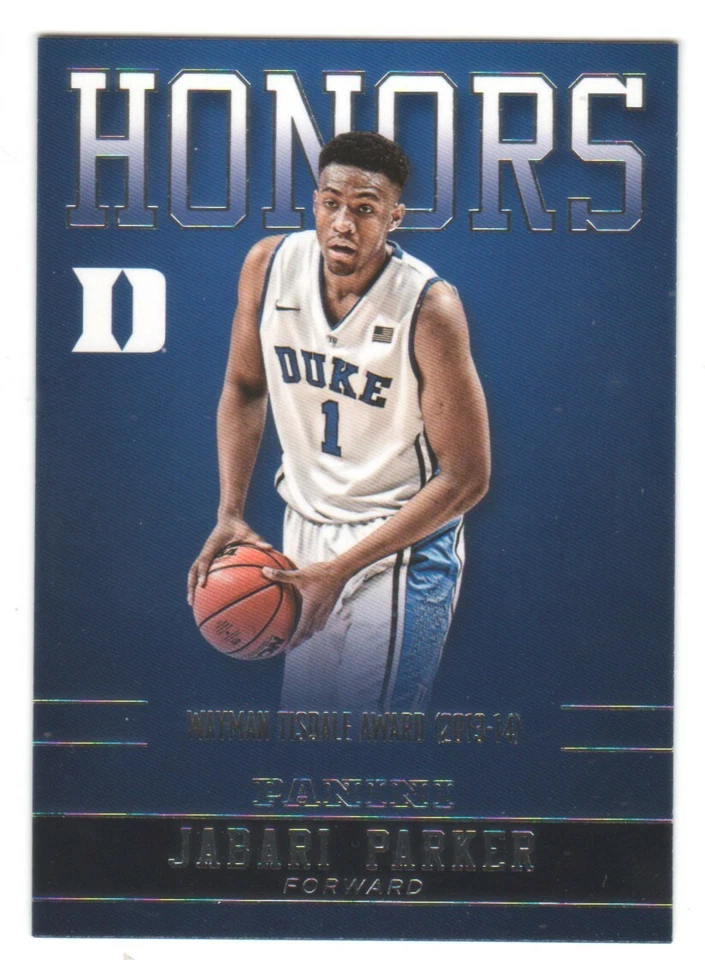 2015 Panini Collegiate Duke Honors #JPDU Jabari Parker - Flat S/H - Image 1 of 1