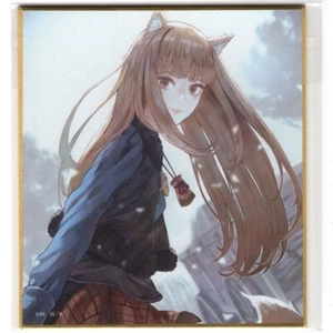 Shikishi Art Board plate Spice and Wolf anime Holo Horo Kujibikido D-4 - Picture 1 of 4