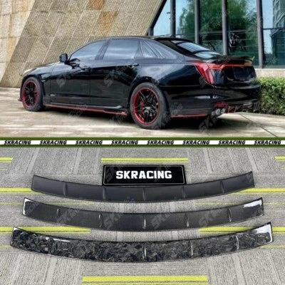 Alerón de techo trasero forjado de carbono/negro brillante/carbono para Cadillac CT6 2019-20 Foto 1 de 4