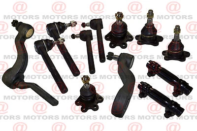 Front Tie Rods Ball Joints Pitman Arm For Chevrolet GMC K1500 K2500 1988 to 1992 - Image 1 of 4