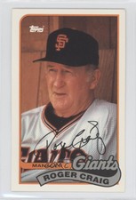 1989 Topps/LJN Baseball Talk Roger Craig #102