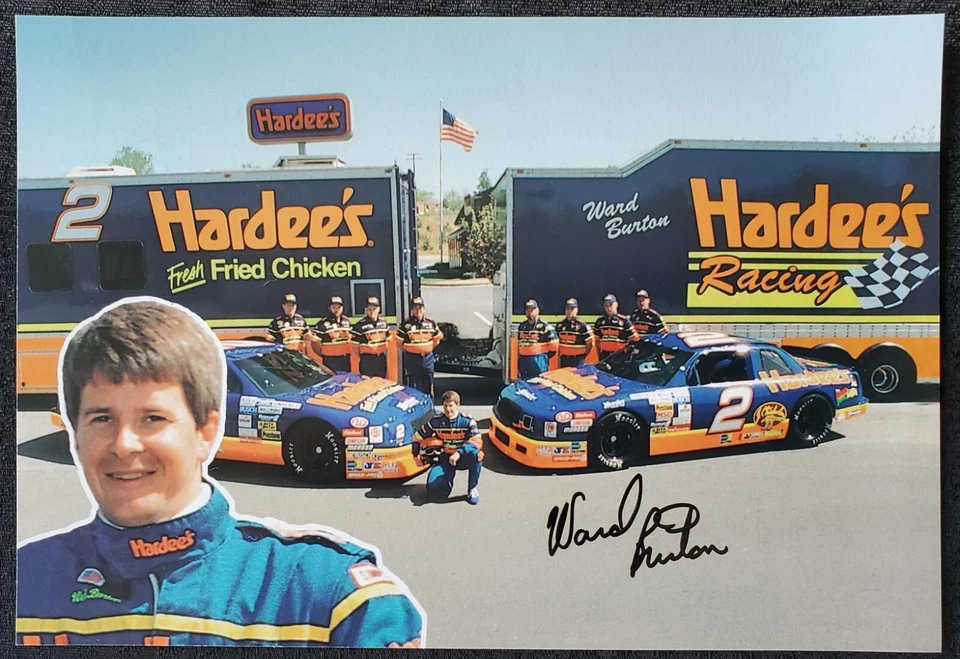 Фотокарта Ward Burton с автографом Chevrolet Buick NASCAR 7x9 - Изображение 1 из 2