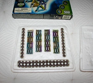 Geomag 100 pieces Limited Edition Metallics Colors Set - Picture 1 of 7