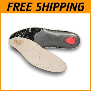 Viva Leather Arch Support Inserts - Plantar Fasciitis Relief - Picture 1 of 10