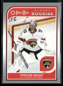 2021-22 Upper Deck Series 1 - O-Pee-Chee Glossy Rookies Spencer Knight #R-1 (RC) - Picture 1 of 2