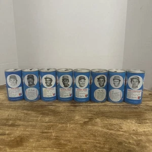 Lot 8 1970's RC Cola MLB Baseball Cans - Cincinnati Reds Big Red Machine - Picture 1 of 4