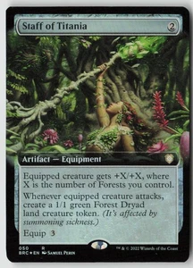 Staff of Titania (Extended Art) Commander: The Brothers' War (50) Foil - MTG - Picture 1 of 2