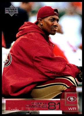 2002 Upper Deck #147 San Francisco 49ers Terrell Owens WR NFL Card - Image 1 of 2
