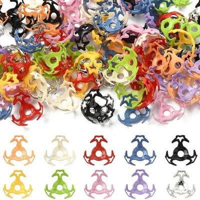 Tapas de cuentas de acrílico huecas de 16 mm para joyería hágalo usted mismo 100 un. Foto 1 de 4