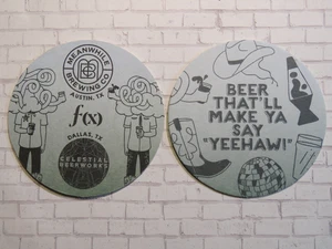 Bierdeckel ~ CELESTIAL BEERWORKS f(x) - MEANWHILE Brewing Co - TEXAS Breweries - Bild 1 von 4