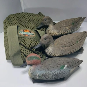 2 Sport Plast 1 Carry Lite! Made in Italy/ USA Duck Decoy Hunting Mesh bag - Picture 1 of 8