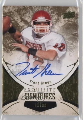 2014 Upper Deck Exquisite Collection Signatures /99 Trent Green #ES-TG Auto - Image 1 of 2