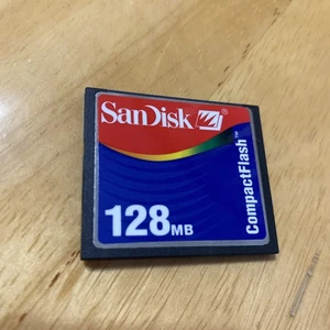 Sandisk 128MB CompactFlash Camera Card for Vintage Camera - Picture 1 of 2