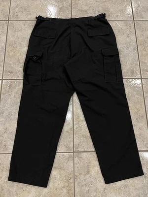 Mens XL Propper Dark Navy Ripstop Canvas Cargo Tactical Uniform Work Pants F5205 - Image 1 of 4