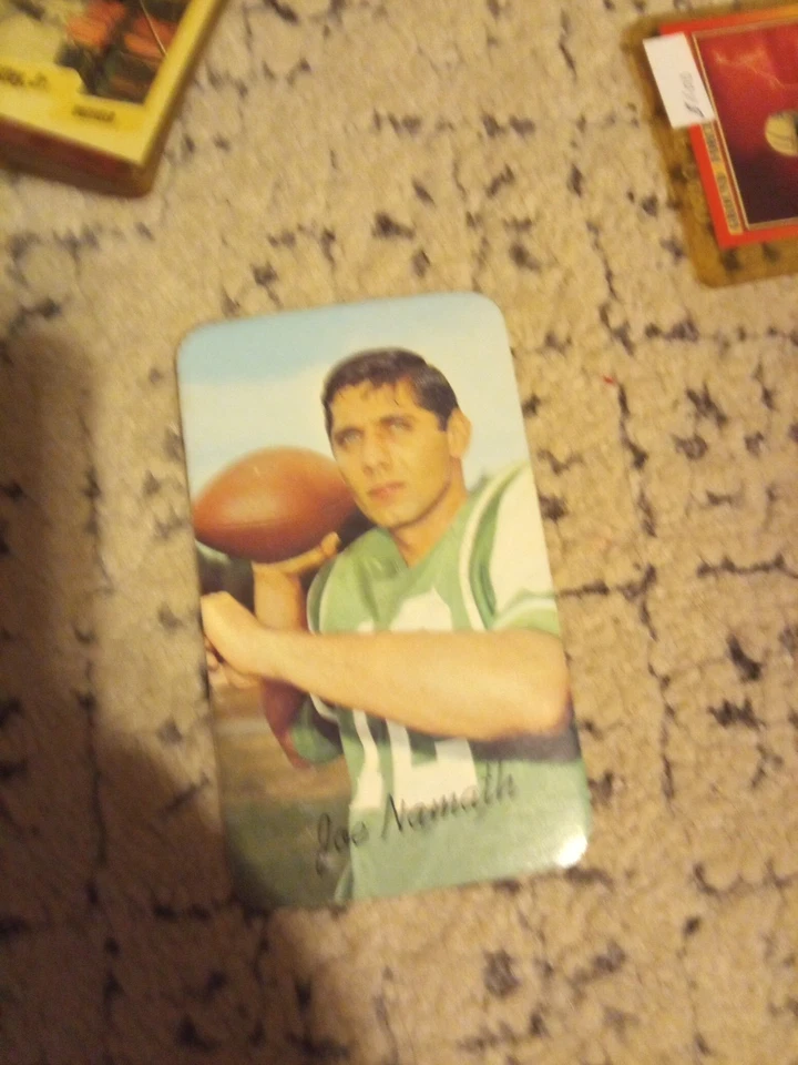 Joe Namath Tarjeta de fútbol americano 1969 33 Foto 1 de 3
