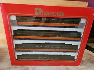 RIVAROSSI HO Scale 6953 B-Set 1930's Illinois Central Passenger Set NEW IN BOX - Picture 1 of 5