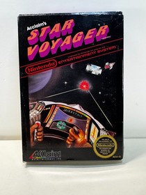 Star Voyager (Nintendo NES, 1987) Game, Box, Inserts Sleeve Authentic Tested