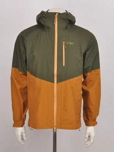 NWOT Outdoor Research Mens Foray Gore-Tex Jacket Waterproof Juniper Curry Size S - Picture 1 of 7