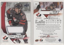 2019 Upper Deck Team Canada Juniors Jersey Dylan Holloway #10