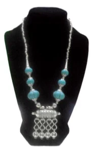 Collar bereber marroquí imitación turquesa   - Imagen 1 de 1