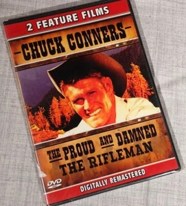 Sealed - THE PROUD AND THE DAMNED / THE RIFLEMAN DVD Chuck Conner Double Feature - Picture 1 of 2